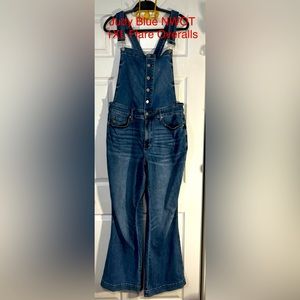 NWOT 1XL (14) Judy Blue Control Top Flare Overall with Tummy Control.